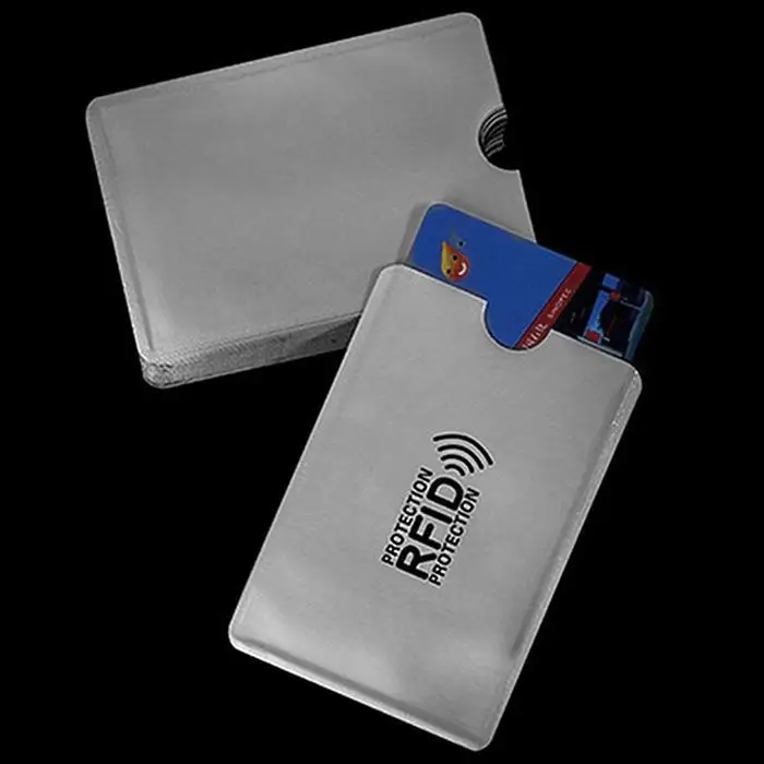 10 шт. RFID Блокировка рукава кредитной держатель для карт защитный чехол бумажник сумка предотвратить сильный электромагнитное поле