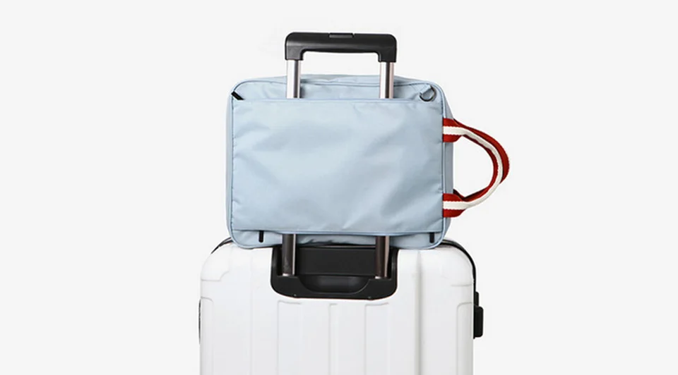 050 мода нейлоновая сумка Для мужчин дорожные сумки чемодан складной большой Ёмкость выходные Сумки Упаковка кубики Tote Чемодан сумка 27*36*14