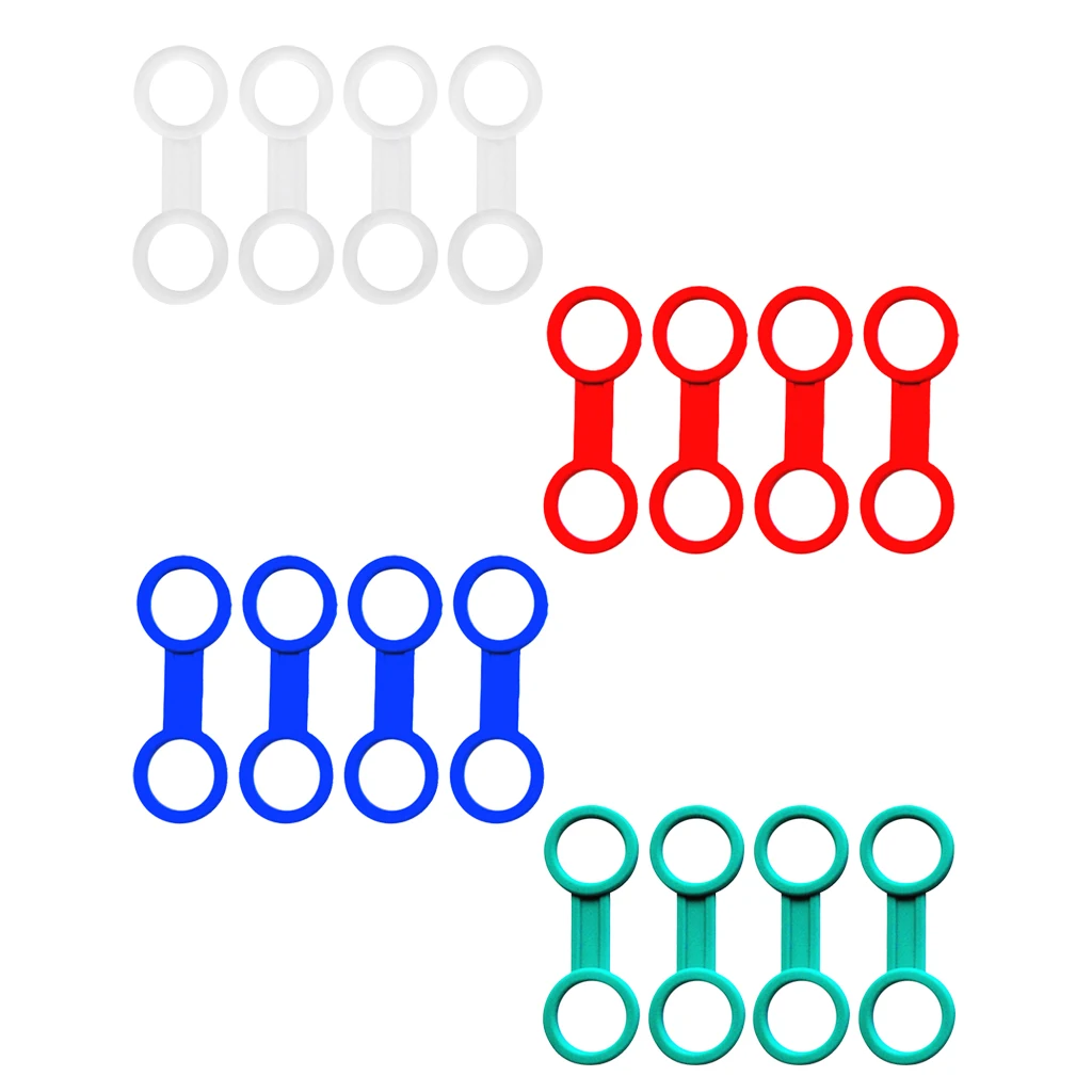 4pcs Silicone Rubber Snorkel Keeper Clip Attaching to Scuba Dive Mask for Water Sports Snorkeling Diving Surfing Accessories