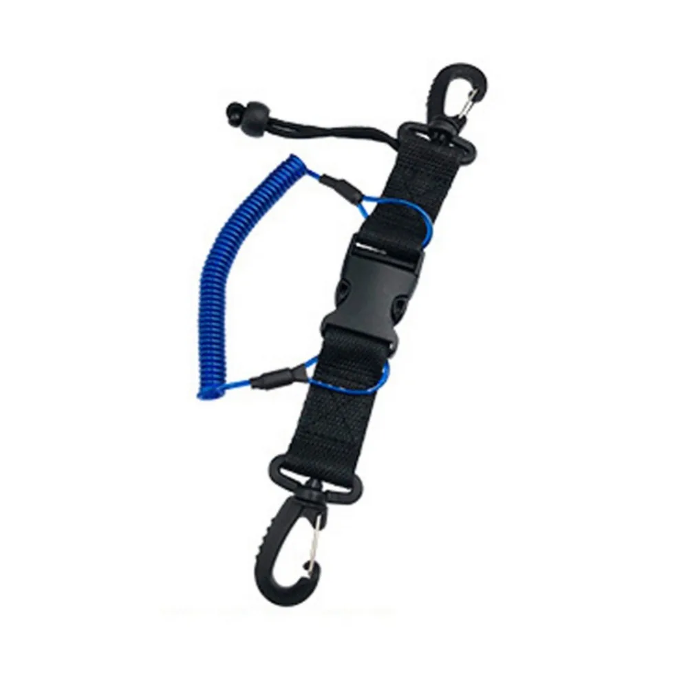 

1 pcs Diving Anti-lost Lanyard Spring Coil Diving Camera Scuba Diving With Quick Release Buckle and Clips for Diving