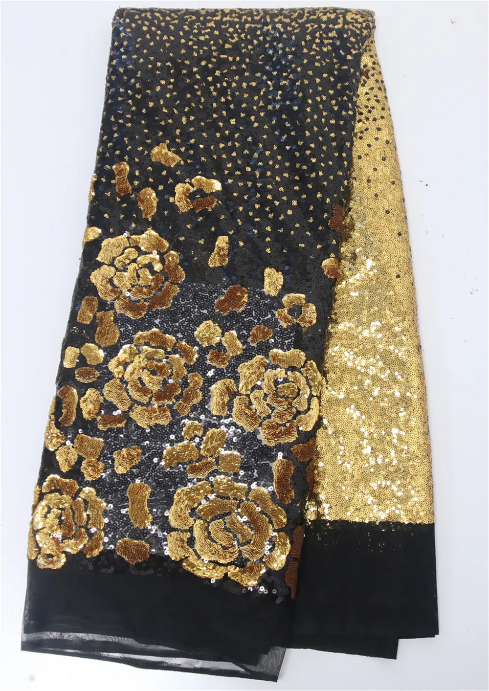 Buy Most popular embroidered sequins lace fabric,new