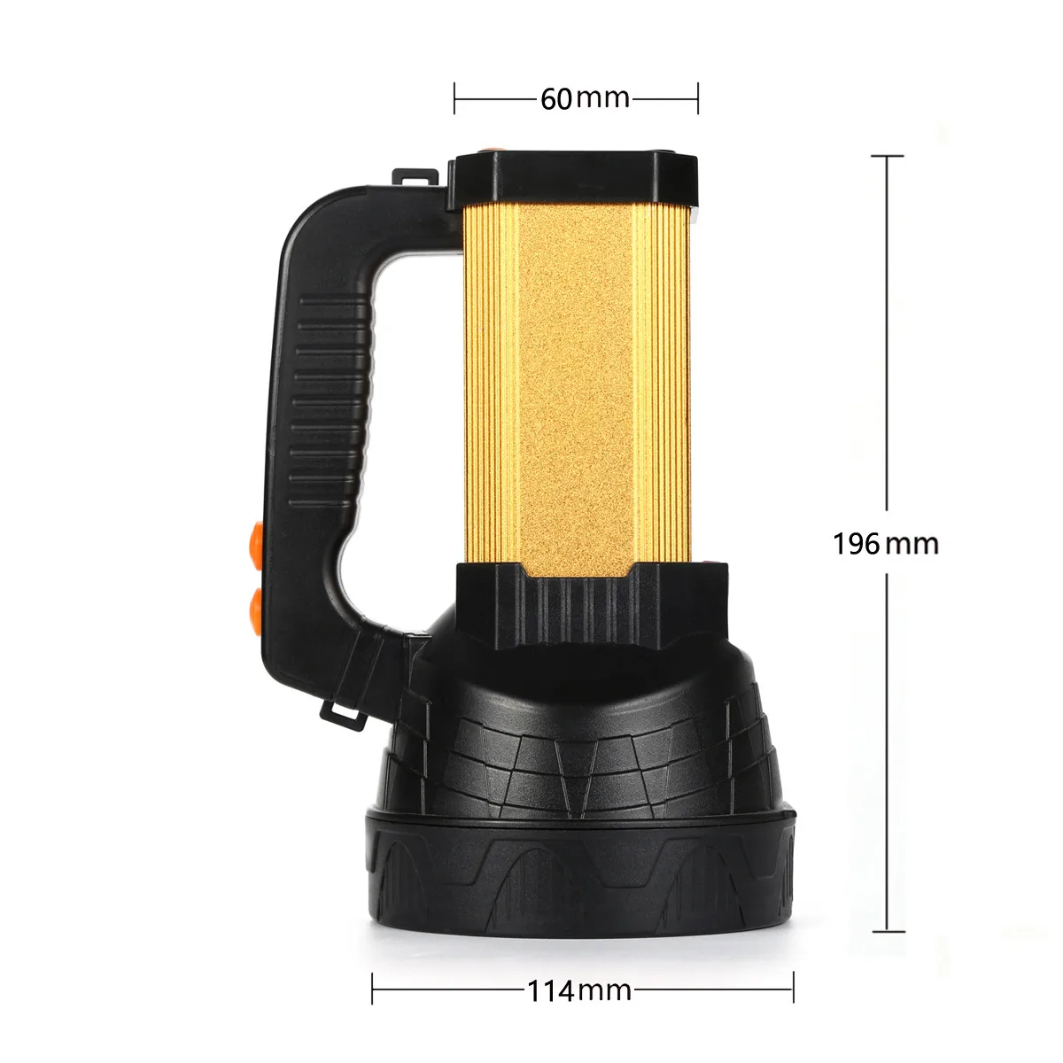 Top Bright Searchlight Handheld Portable Spotlight LED Rechargeable Flashlight USB Camping Fishing Barbecue High-low-flash #EX 9 Top Bright Searchlight Handheld Portable Spotlight LED Rechargeable Flashlight USB Camping Fishing Barbecue High-low-flash #EX 9