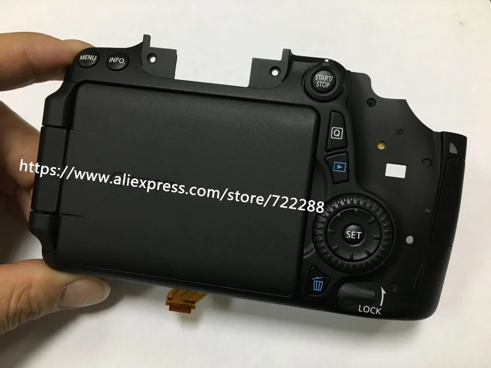 Repair Parts For Canon EOS 70D Rear Shell Back Cover Assy With LCD