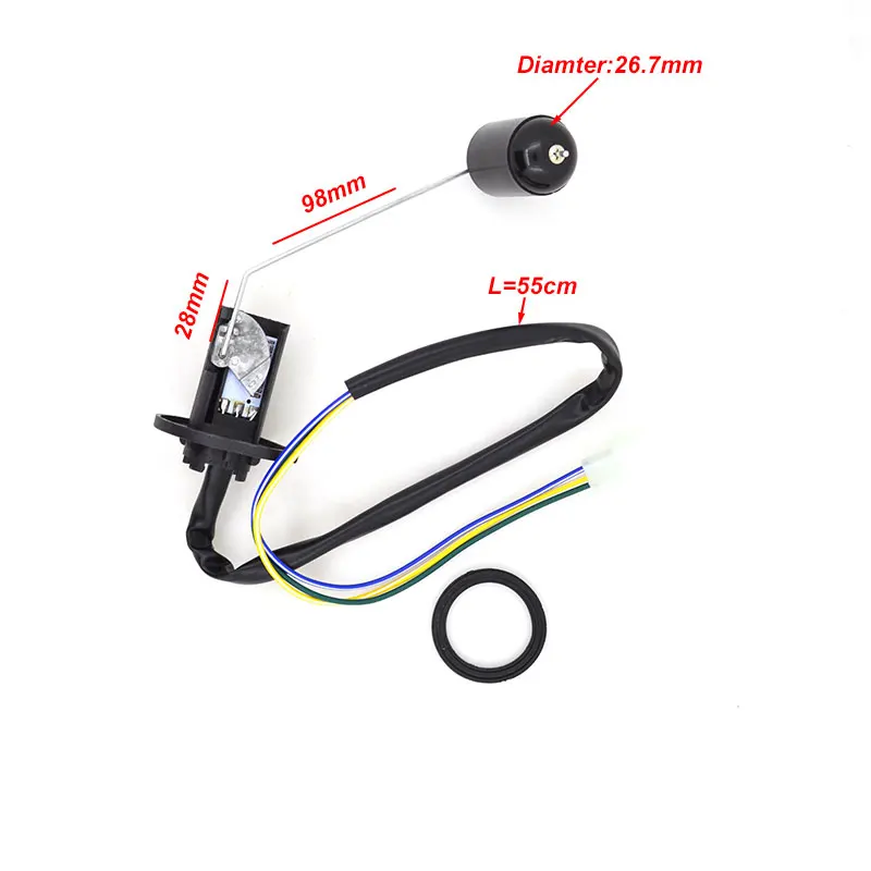 Motos, accesorios y piezas Alimentación del motor sourcingmap® Sensor de de motos scooter del del tanque de combustible que envía la unidad Pieza Recambio para Moto Yamaha YBR125 raghuinstech.com