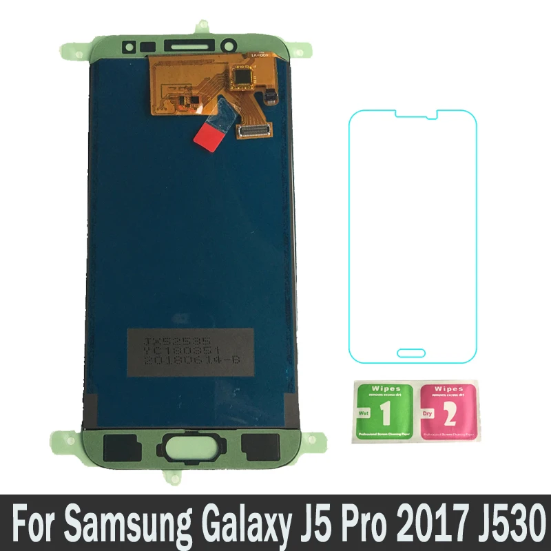 

100% NEW LCDs Display For Samsung Galaxy J5 Pro 2017 J530 J530F J530FM Touch Screen Digitizer Assembly Can Adjust Brightness