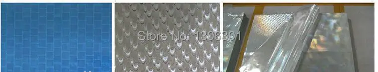 Galvanoplastia prata brilhante material PVC prismáticos fatia