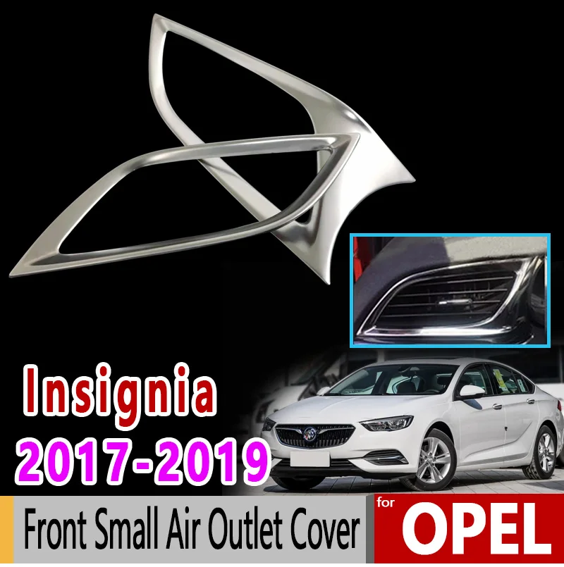 

for Opel Insignia B MK2 Vauxhall Holden Commodore 2017-2019 Stainless Steel Left Right Air Outlet Cover Accessories Car Sticke