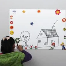 30*42 см креативные наклейки на холодильник, белая доска для детей, студентов, семейные сообщения, Офисная Магнитная мягкая доска, Новинка