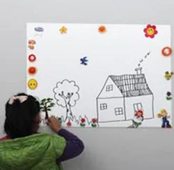 Autocollants de réfrigérateur créatifs 30x42cm, tableau blanc souple magnétique pour enfants, étudiants, message de famille, bureau, nouveau 