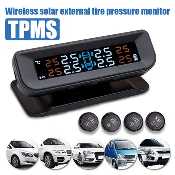

Vehemo TPMS Black Tire Pressure Monitor Tmps Gauge Anti-Explosion Universal Meter