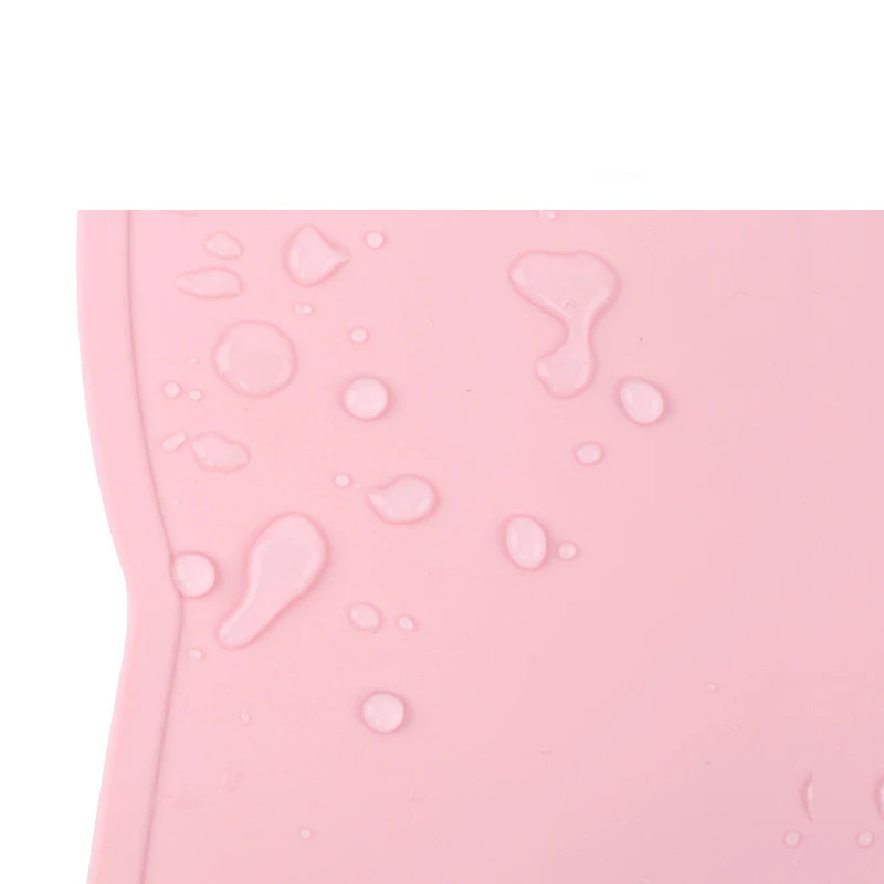 Cartoon Waterproof Silicone Placemat Baby Dinning Table Pads Quality Silica Gel Kids Tableware Mat Large Size BPA Free