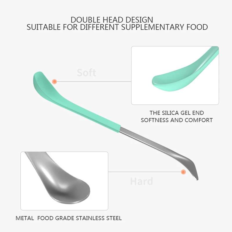 Детские Ложки для кормления посуда для детская посуда столовая ложка силиконовая безопасная посуда Детские Обучающие ложки