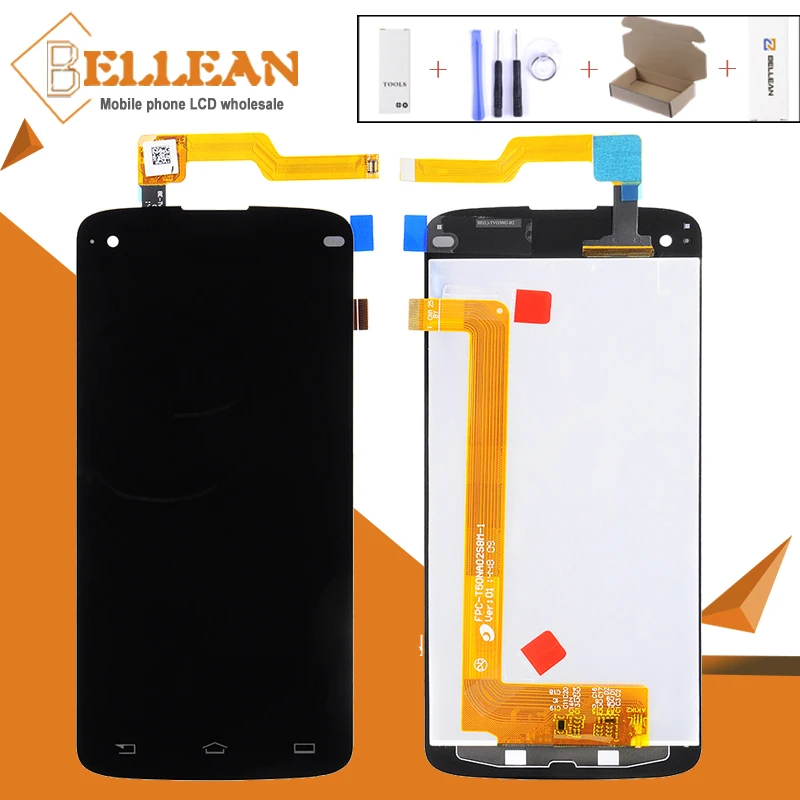 

Catteny I908 Display Repair Part For Philips Xenium I908 Lcd With Touch Panel Glass Screen Digitizer Assembly Free Shipping+Tool