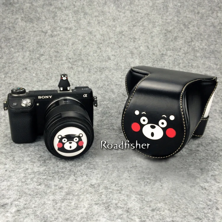 Roadfisher из искусственной кожи Камера сумка Вставка чехол для Canon M3 M2 M10 100D 750D 760D 600D 650D 80D 70D sony A5100 A5000 A6000