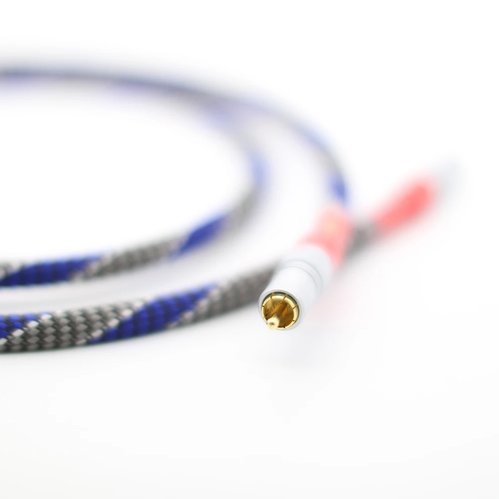 8N OFC ортофон Hifi коаксиальный кабель Высокое качество DAC 75ohm hifi Цифровой RCA
