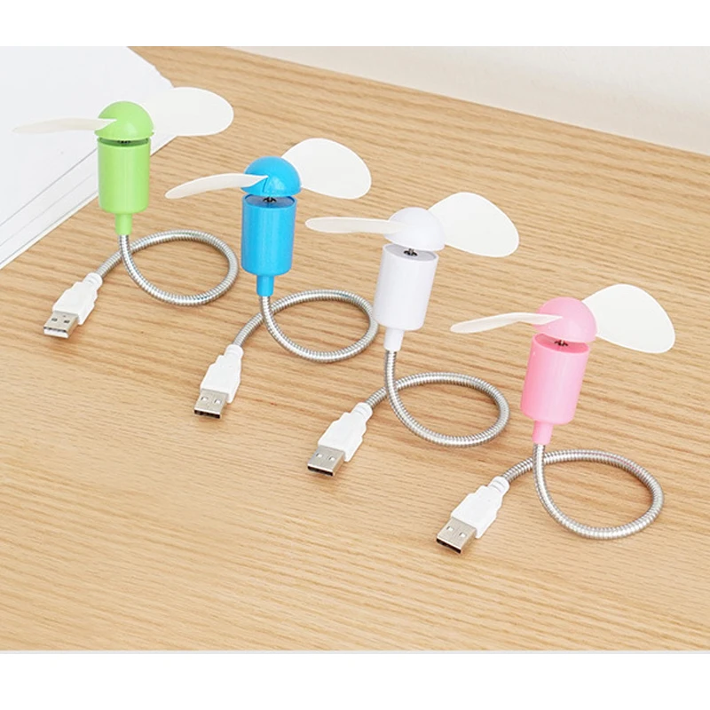 Портативный мини USB вентилятор гаджеты гибкий крутой для ноутбука Настольный ПК Компьютер ПК ноутбук