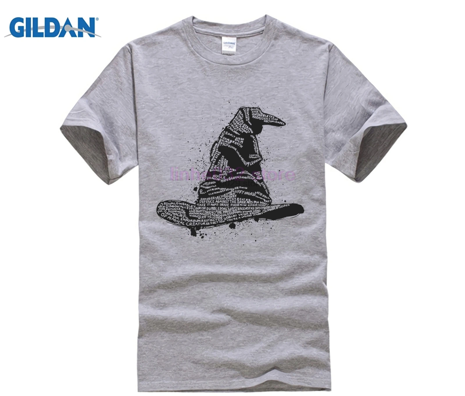 

2019 hot sell men harry tee The Word Sorting Hat T-Shirt (2) potter men t shirt