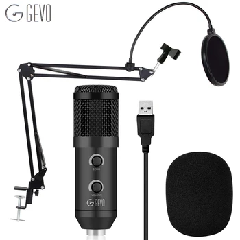 

USB Microphone 192KHZ/24BIT Condenser Microphone Kit Podcast Microphones Computer Studio Mic With Professional Sound Chipset