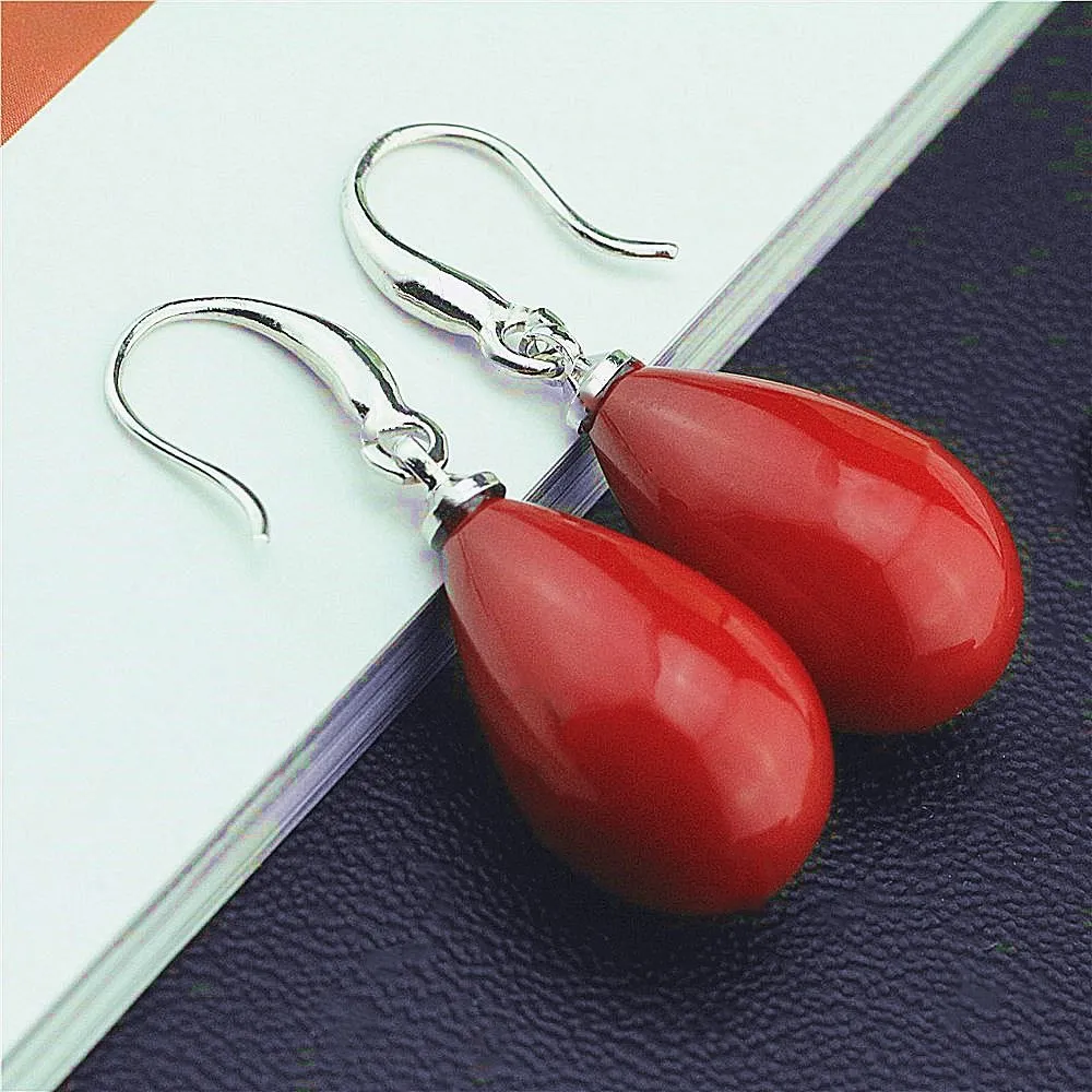 925 пробы серебряные женские серьги в виде капелек воды индивидуальные