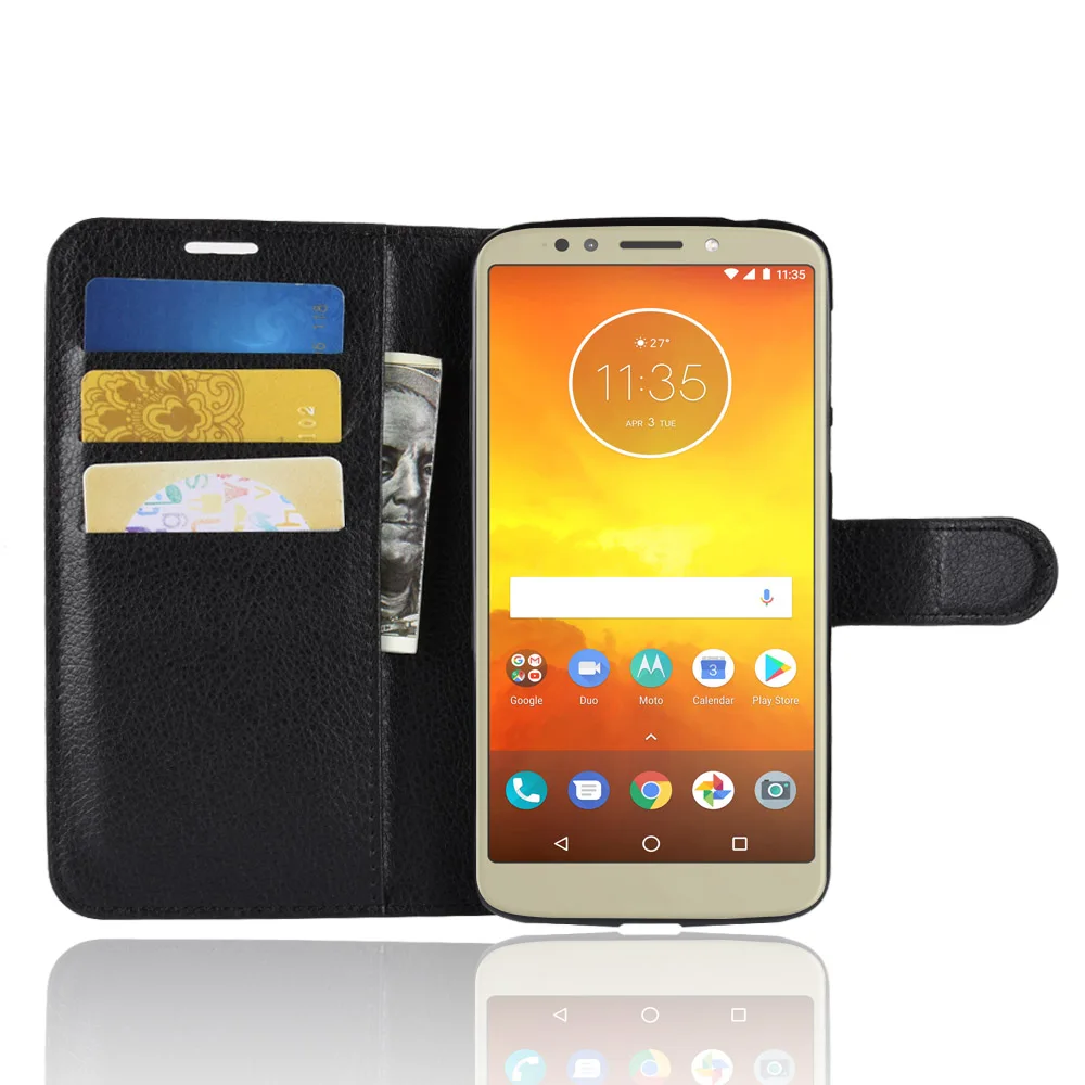 Чехол HUDOSSEN для Motorola Moto G6 Play XT1922 4 роскошный кожаный чехол с откидной крышкой