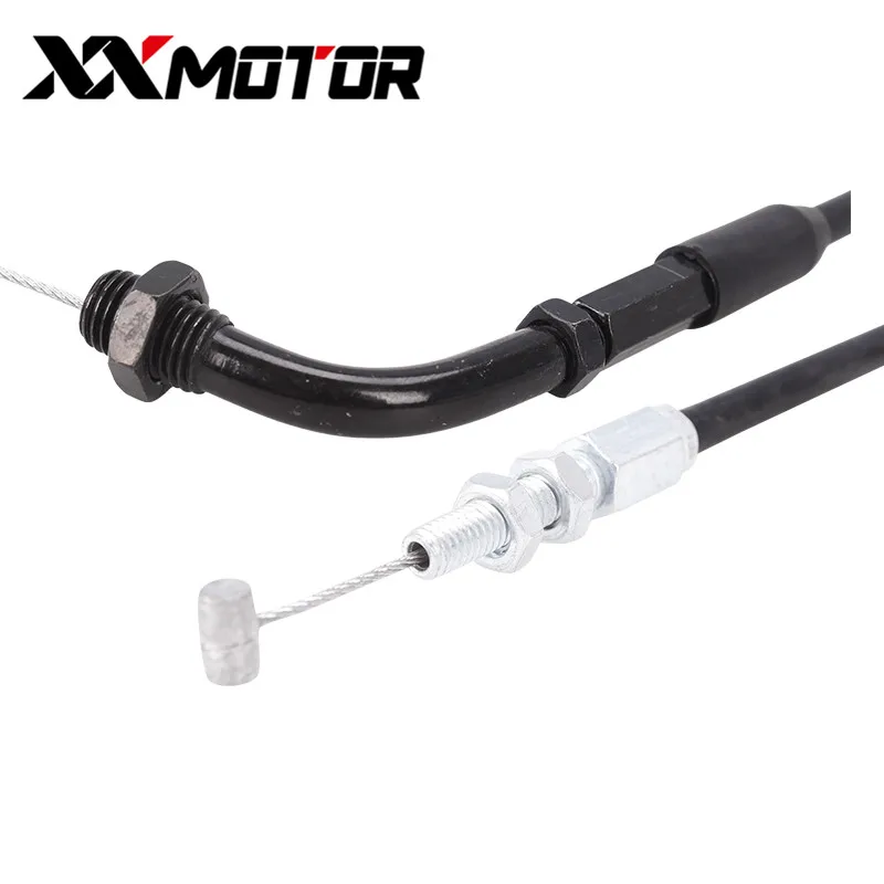 New 2pcs Motorcycle Hand Grip+Throttle Cable Tube Sleeve For Honda Dirt Bike//