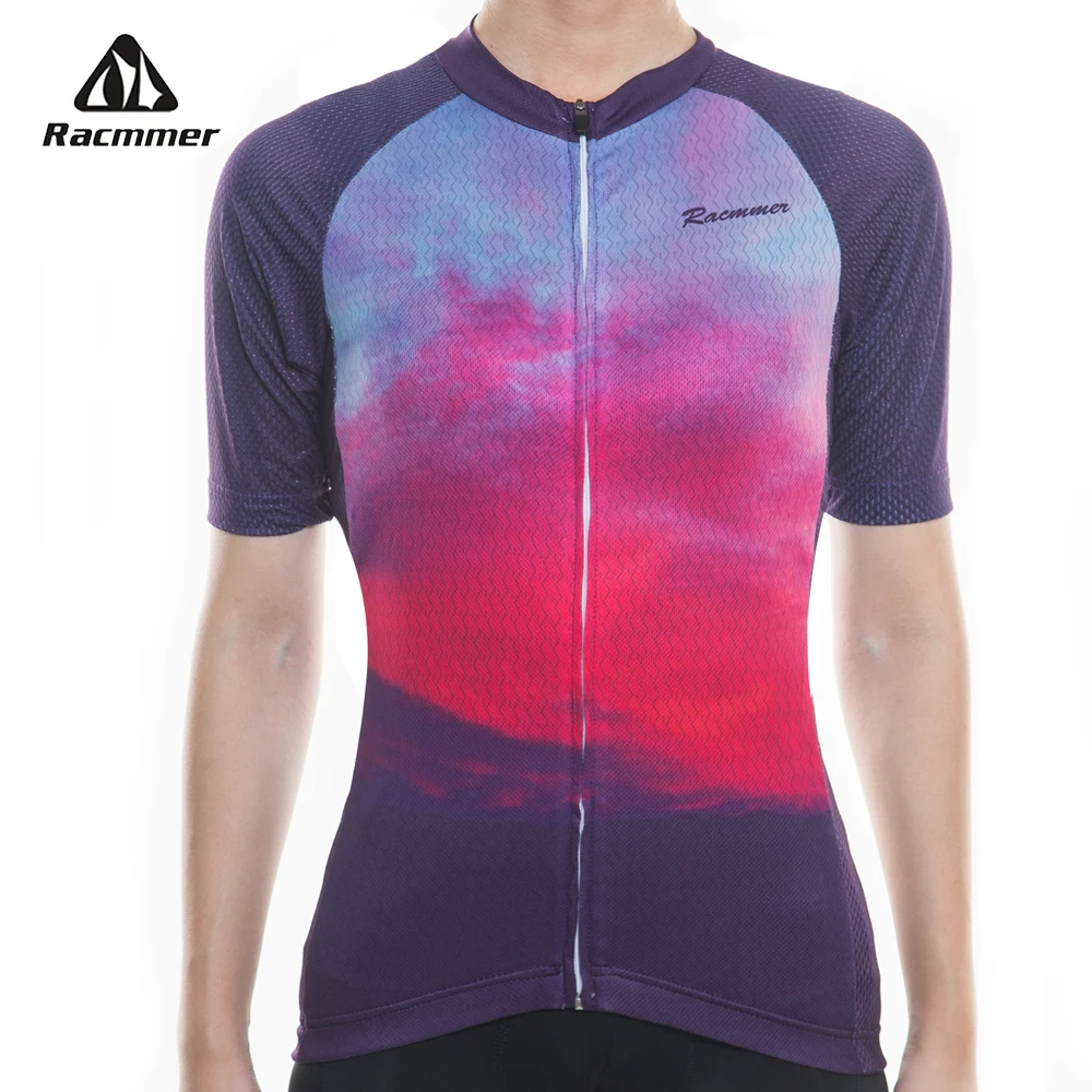 

Racmmer 2019 New Breathable Cycling Jersey Women Summer Mtb Cycling Clothing Bicycle Short Maillot Ciclismo Bike Clothes #NS-16