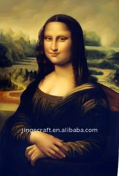 

Free shipping size 30x40cm World famous character Mona Lisa wall Hanging