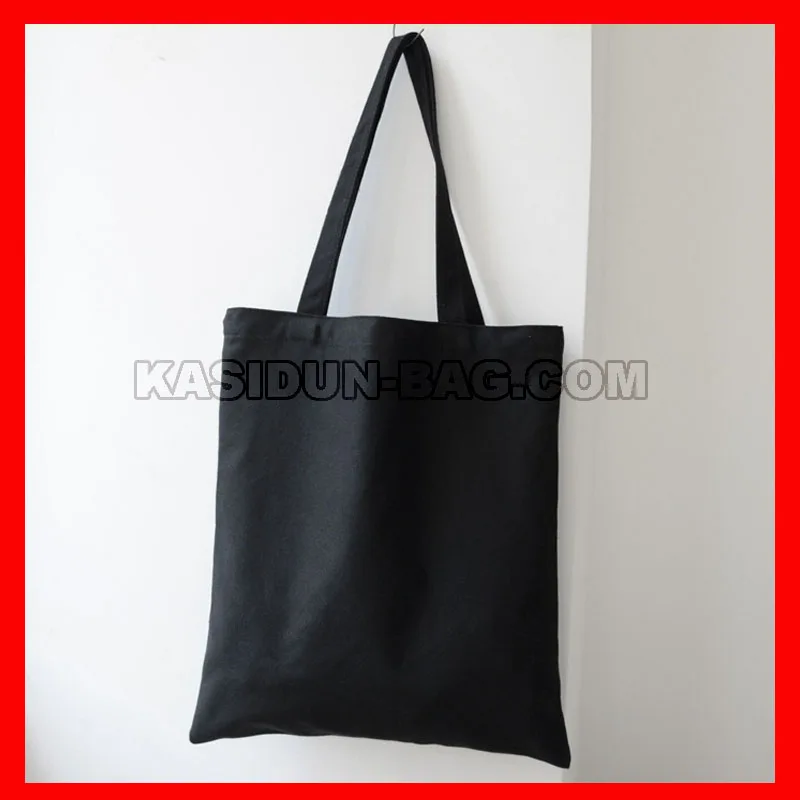 

(100pcs/lot) wholesale blank plain black canvas cotton bag