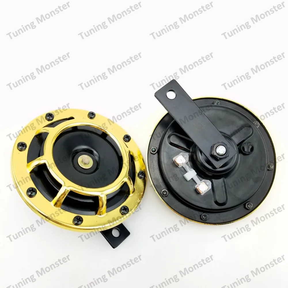 Universal Fit-Set/Box HELLA 012588011 Motorcycle Series Black 12V Disc Horn Kit Universal Fit-Set/Box HELLA 012588011 Motorcycle Series Black 12V Disc Horn Kit