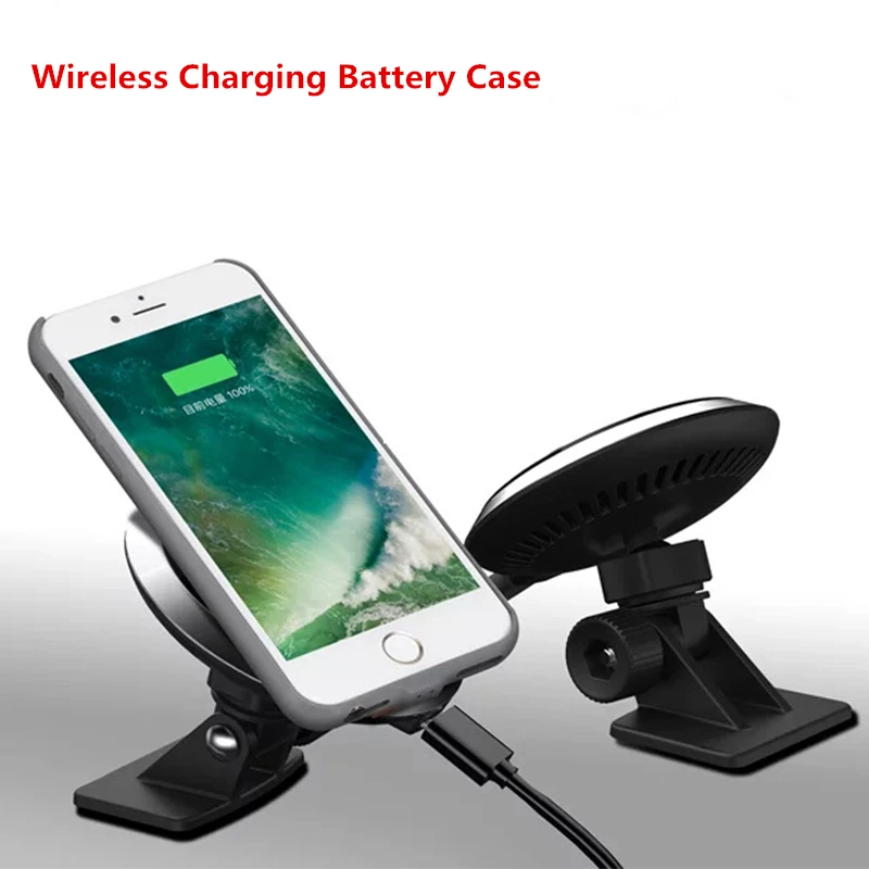 3000 Mah TPU Material Wireless Charging Battery Case For iPhone 6 6s
