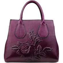 LUOFEIHUA новая сумка в этническом стиле с тиснением модная вместительная сумка брендовая сумка