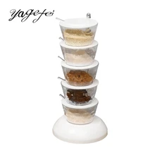 

Salt and Pepper Seasoning Box Condiment Boxes Seasoning Pot Condimenteros Cocina Kitchen Condiment Kitchen Tools Multi-useful