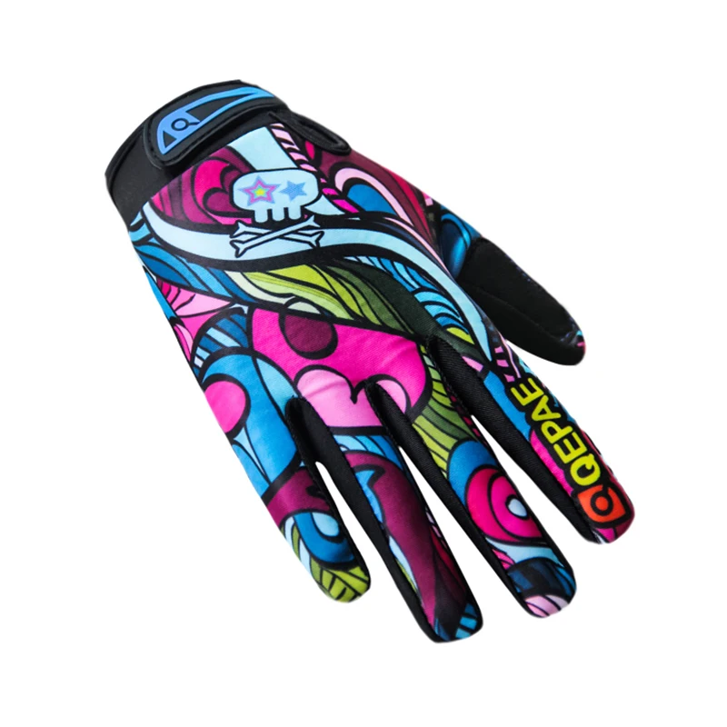 Qepae Unisex hombres mujeres guantes de invierno motocicleta Ciclismo bicicleta dedo completo Ciclismo al aire libre guantes respirables largos