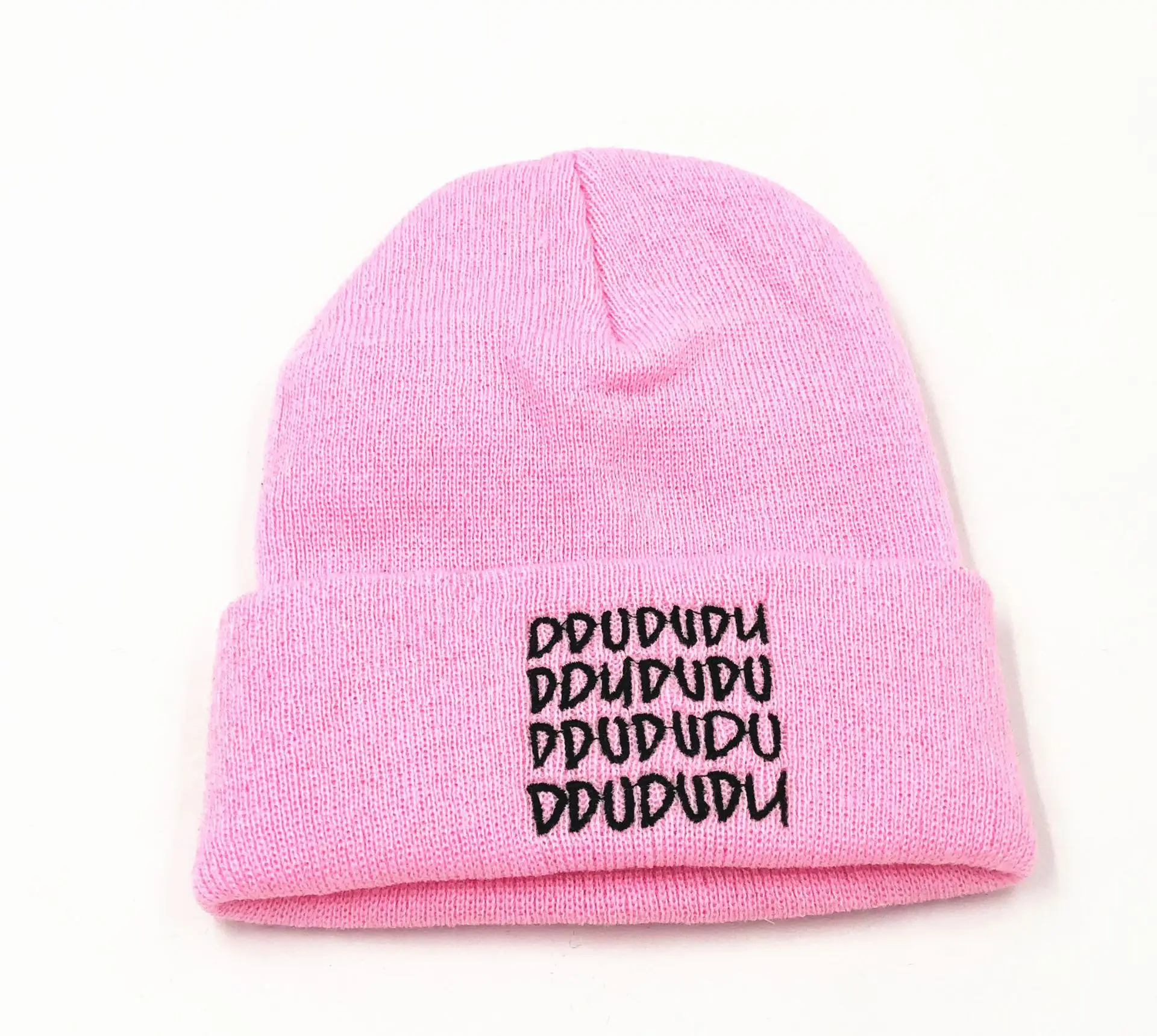 pink beanie cap