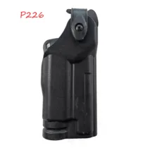 Military Gun Holster Tactical Sig Sauer P226 P228 P229 Flashlight Waist Belt Gun Holster Hunting Airsoft Pistol Holster Gun Case gun quick pulling nylon plastic waist holster for p226 black