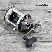 Yumoshi JCA2000/3000/4000 барабан рыболовная Катушка 12+ 1BB морской Рыболовный литой барабан колеса Carretes Pesca Molinete Peche