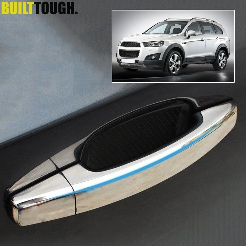 

Fit For Chevrolet Captiva 2008 2009 2010 2011 2012 2013 2014 2015 Molding Chrome Trim Side Door Handle Cover Bezel Catch Overlay