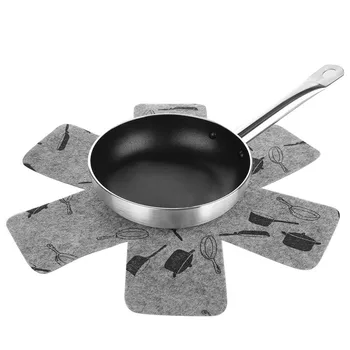 

3pcs/lot Pot Pan Protectors Table Mat Cup Coasters Plate Placemat Pot Holders Heatproof Creative Non-woven Cloth Home Decor