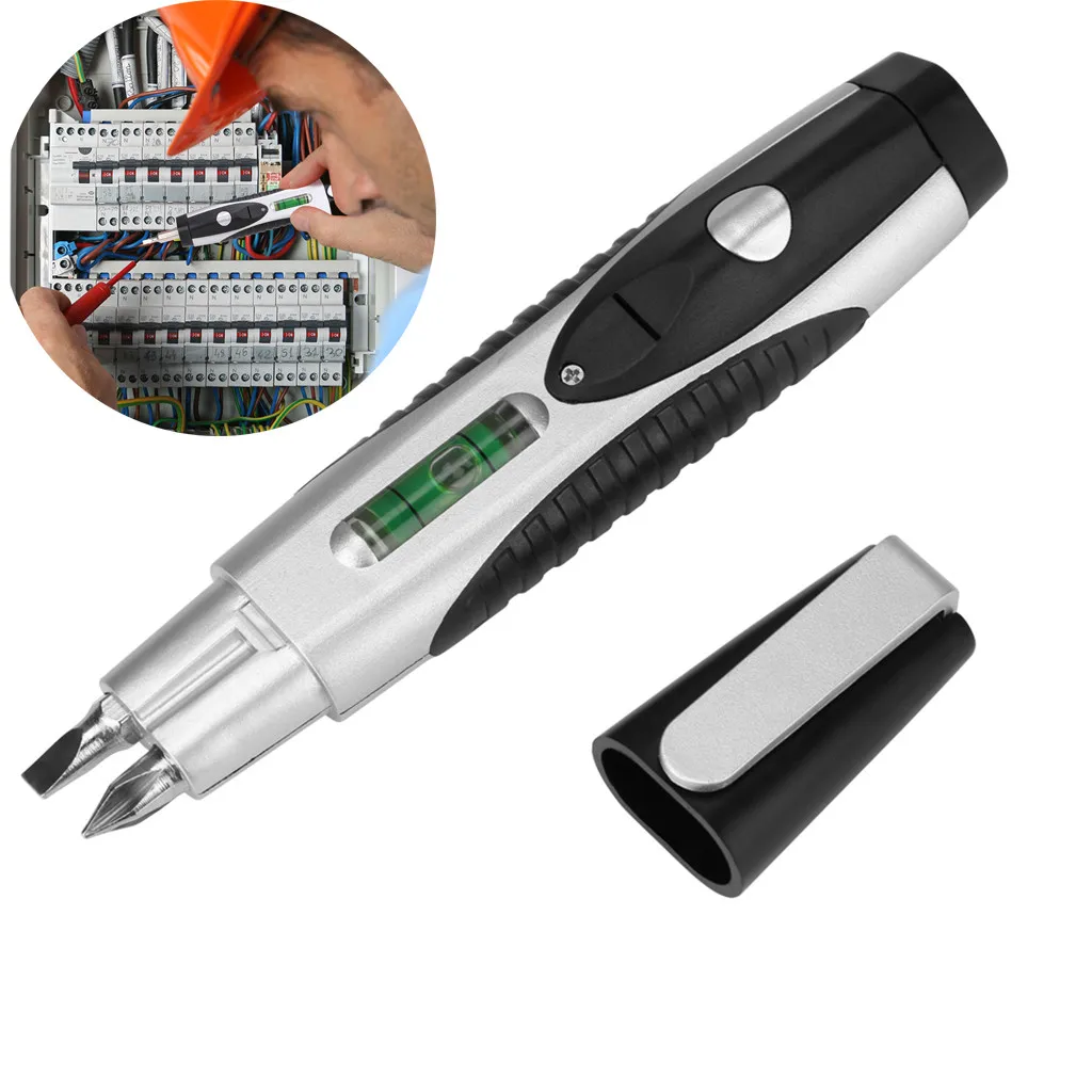 Hot LED Voltage Tester Test Pen Multi function Hand Tools Night