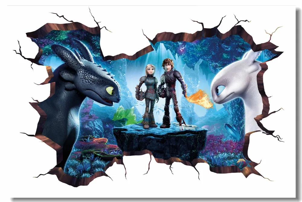 How To Train Your Dragon Toothless Light Fury 3d Wall Decal Sticker 18 36 Or 52 25 24 Decorative Accessories Home Kitchen How To Train Your Dragon Toothless Light Fury 3d Wall Decal Sticker 18 36 Or 52 25 24 Decorative Accessories Home Kitchen