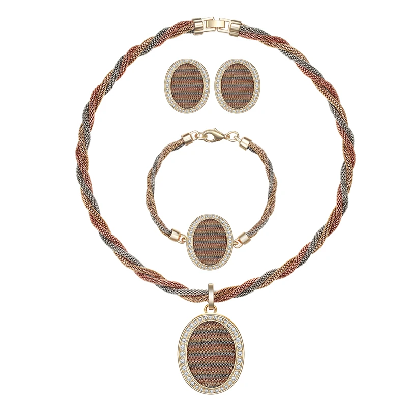 BTSETS Turkish Ethiopian Jewelry Sets For Women Geometric African Beads Jewelry Set Vintage Cheap Earrings Costume Jewellery (6)