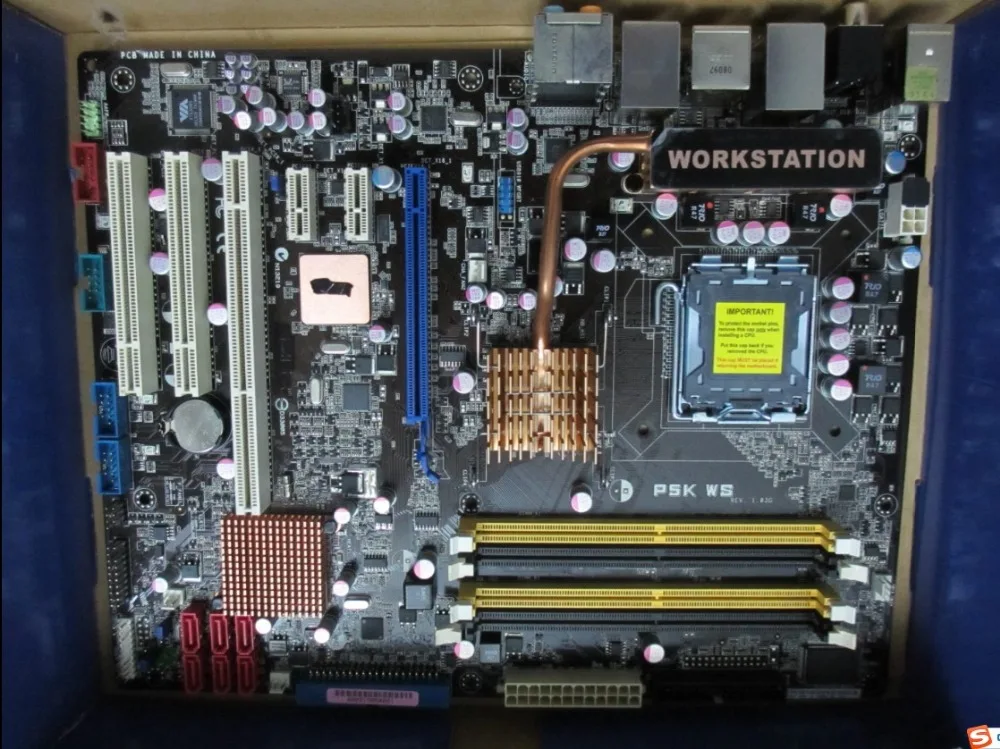 Free shipping 100% original motherboard for Asus P5K WS LGA 775 DDR2 Desktop motherborad Solid state power supply asus original motherboard g31m s2l g31 ddr2 lga 775 motherboard