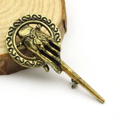 

New Game of Thrones Song of Ice and Fire Brooch Hand of the King Lapel Inspired Authentic Prop Pin Badge Movie Party Jewelry T30