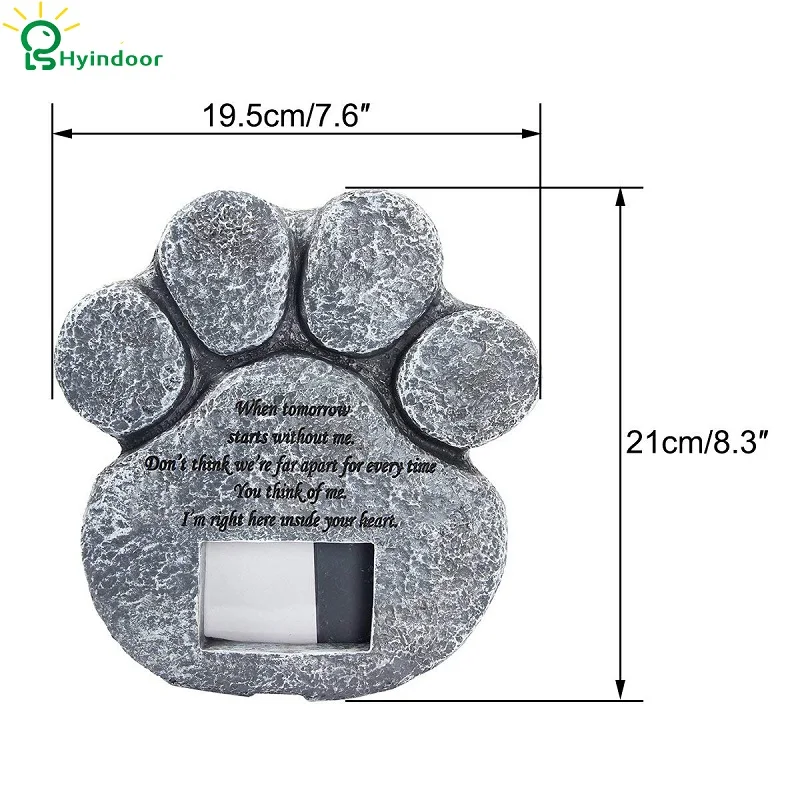 Кремации урны для небольших прах питомца собака кошка Paw Print &quotМемориал&quot