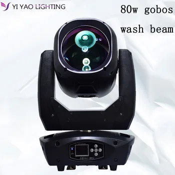 

Moving Head LED 80W Light Beam DMX512 15channels super bright for DJ Disco Party Club Music Decoration Stage Lighting Projector