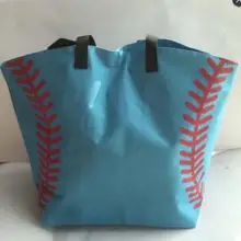 Розовый желтый софтбол белый бейсбол ювелирные изделия Упаковка заготовки дети хлопок спортивные сумки бейсбол софтбол сумка для детей