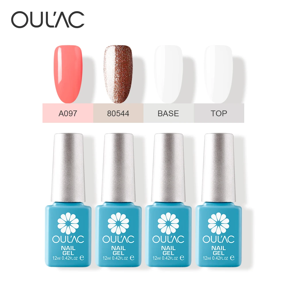 Nail Salon Gel Polish Oulac Long lasting Soak off Gel Nail Polish in UV