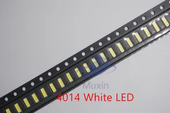 

0.2W SMD 4014 LED Lamp Bead 50pcs/lot 23-26lm White SMD LED Beads LED Chip DC3.0-3.4V Free shipping