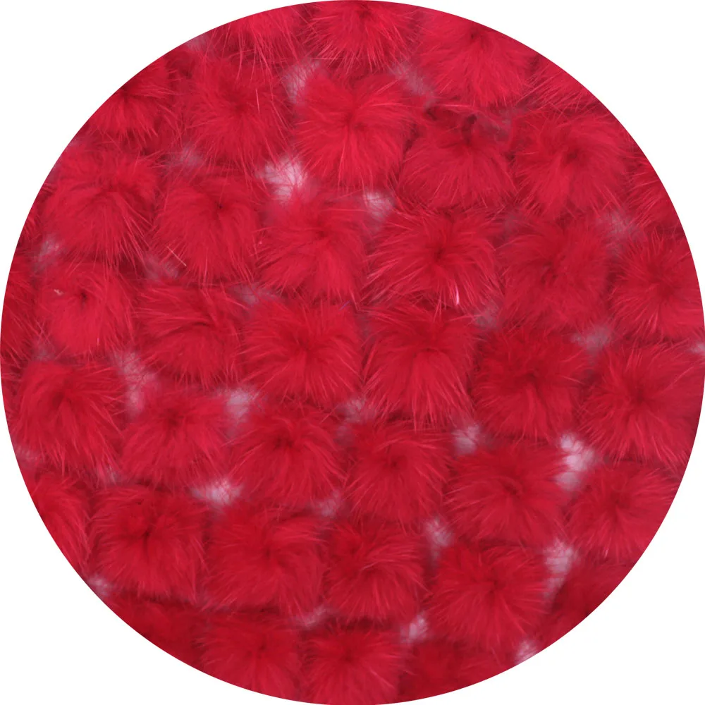 100pcs Genuine Mink Fur Halfsphere Ball Fur Pom Pom Flower/jewelry findings/Ring Earrings Necklace making/diy accessories
