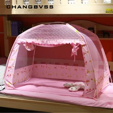 Розовая переносная сетка для младенцев от насекомых, москитная сетка, детский балдахин для колыбели, кровать, москитная сетка, летняя детская кровать, кроватка, Москитная палатка